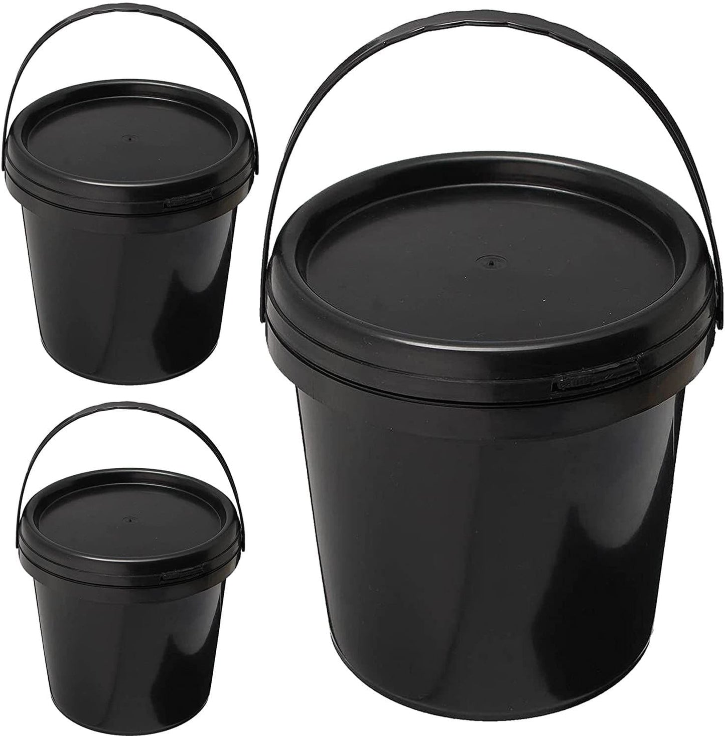 10L Black Buckets