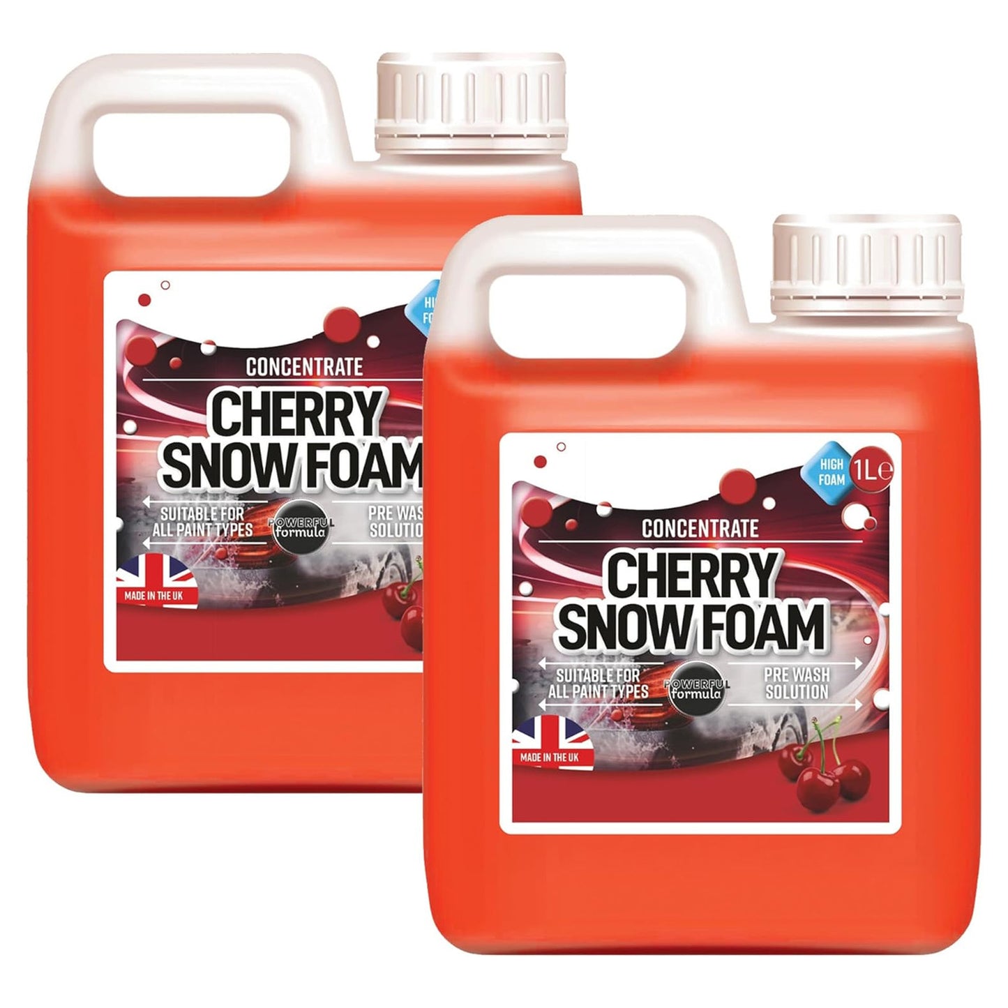 1L High Cherry Snow Foam Super Thick Vehicle Cleaning Foam Extremely Powerful