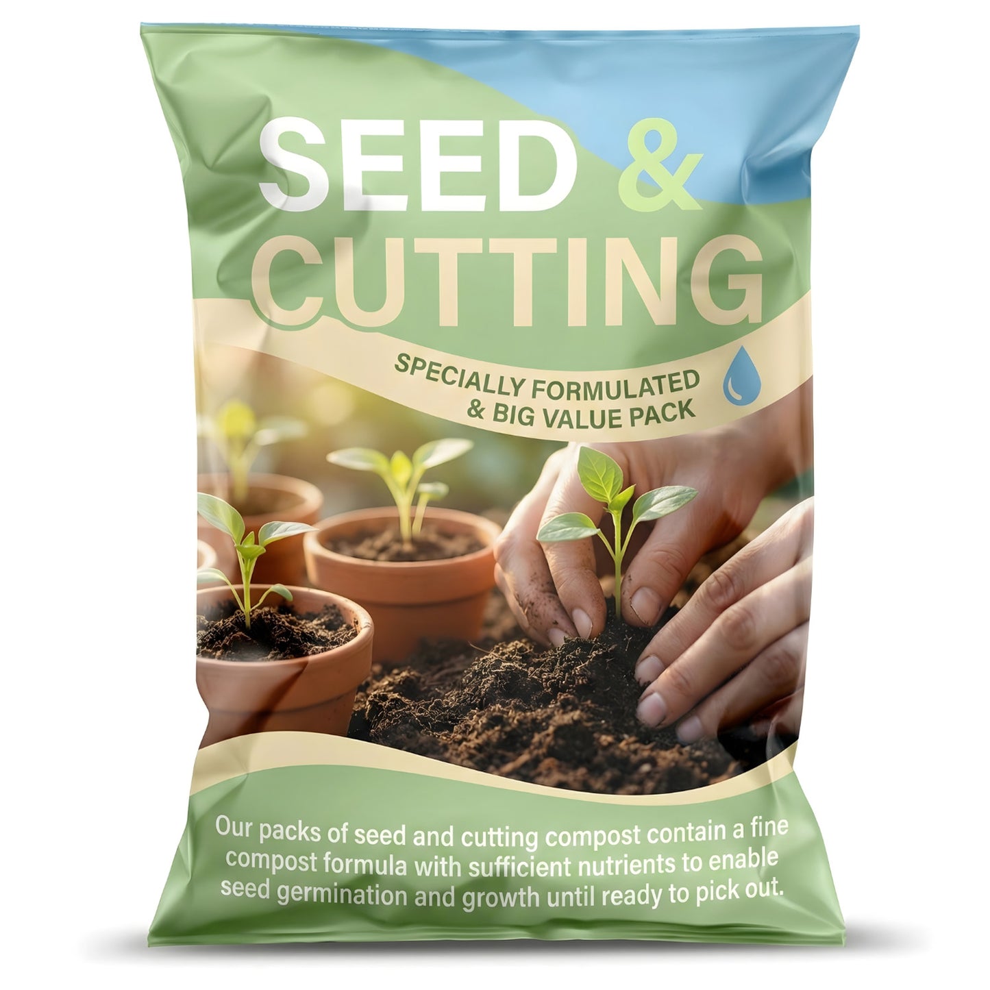 20L Bags Seed Sowing, Cutting & Planting Compost Ideal For Potting or Re-Portting