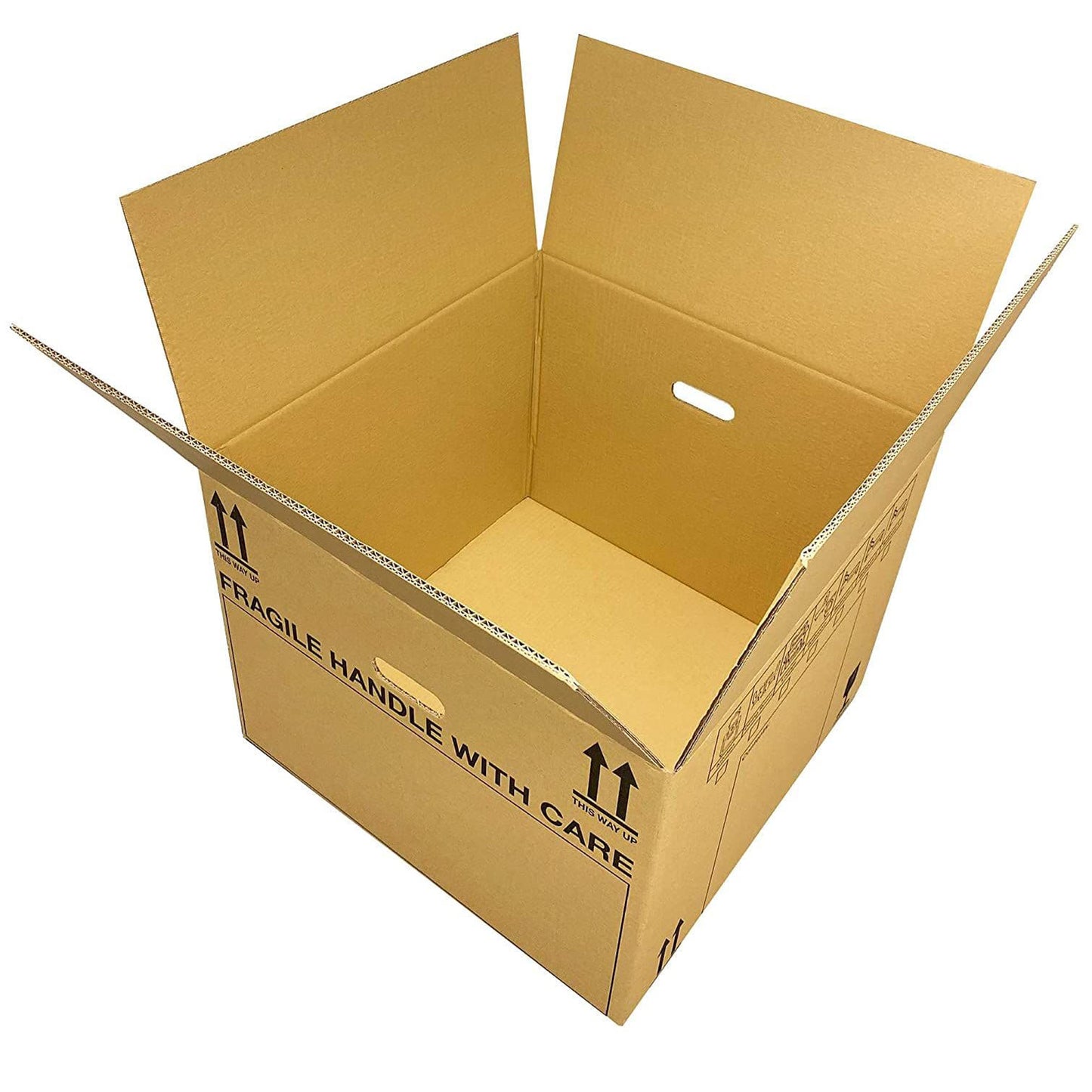 Printed Removal 21'' x 21'' x 16'' Cardboard Boxes With Checklist & Handles