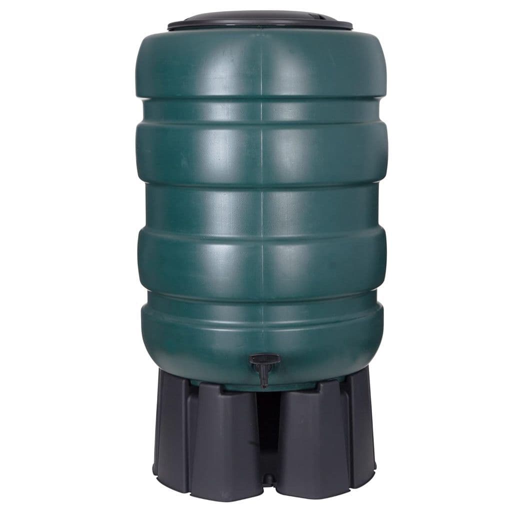 250L Water Butt XL with Stand & Tap Garden Water Butt Barrel Rain Water Collector