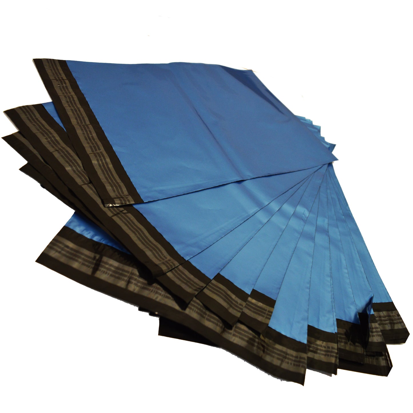 6x9" (210x165mm) Blue Metallic Strong Plastic Postage Poly Mailing Bags Small