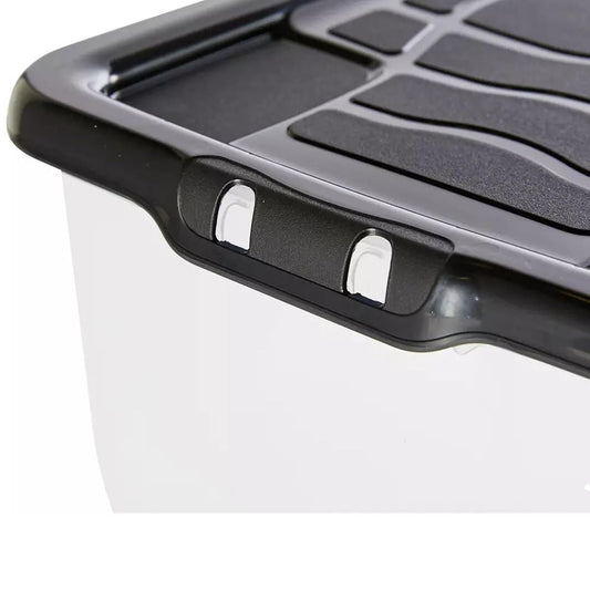 30 Litre High Grade Under Bed Plastic Storage Boxes (Pack of 5)