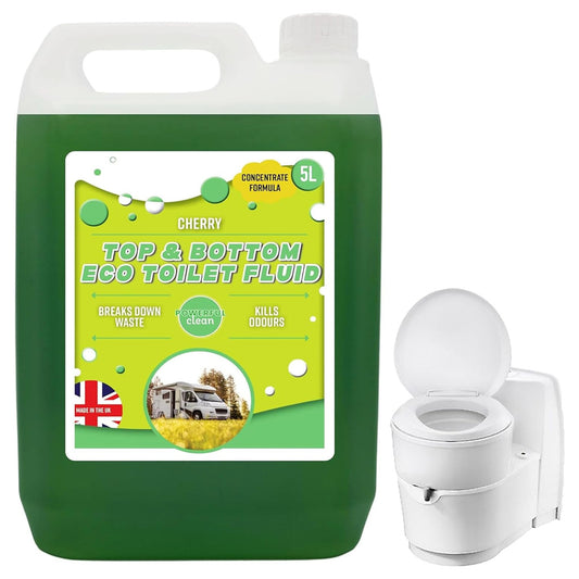 5 Litre Top & Bottom Chemical Rinse Fluid Toilet Cleaner