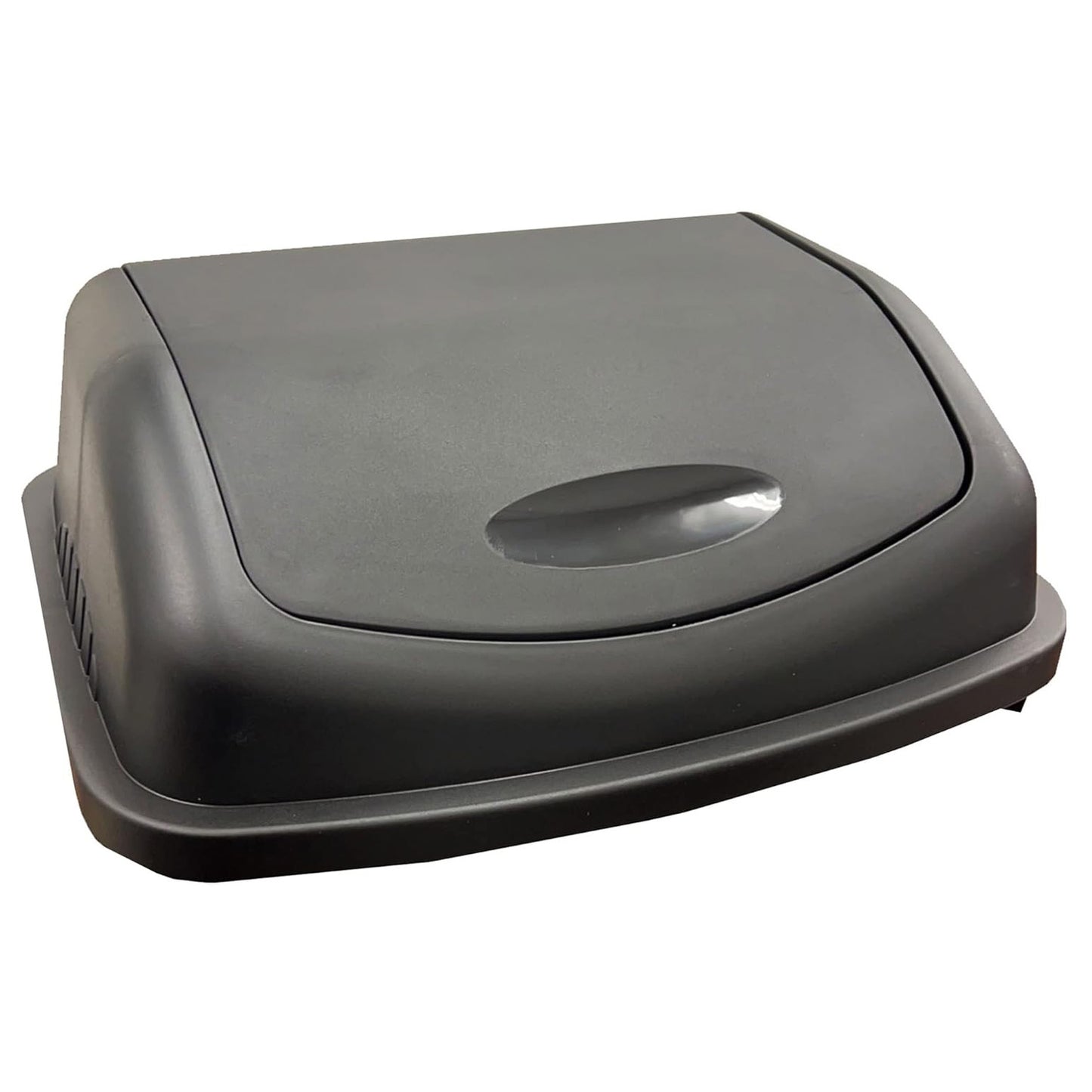 50L Black Swing Bin Waste Rubbish Recycling Flip Top Dustbin