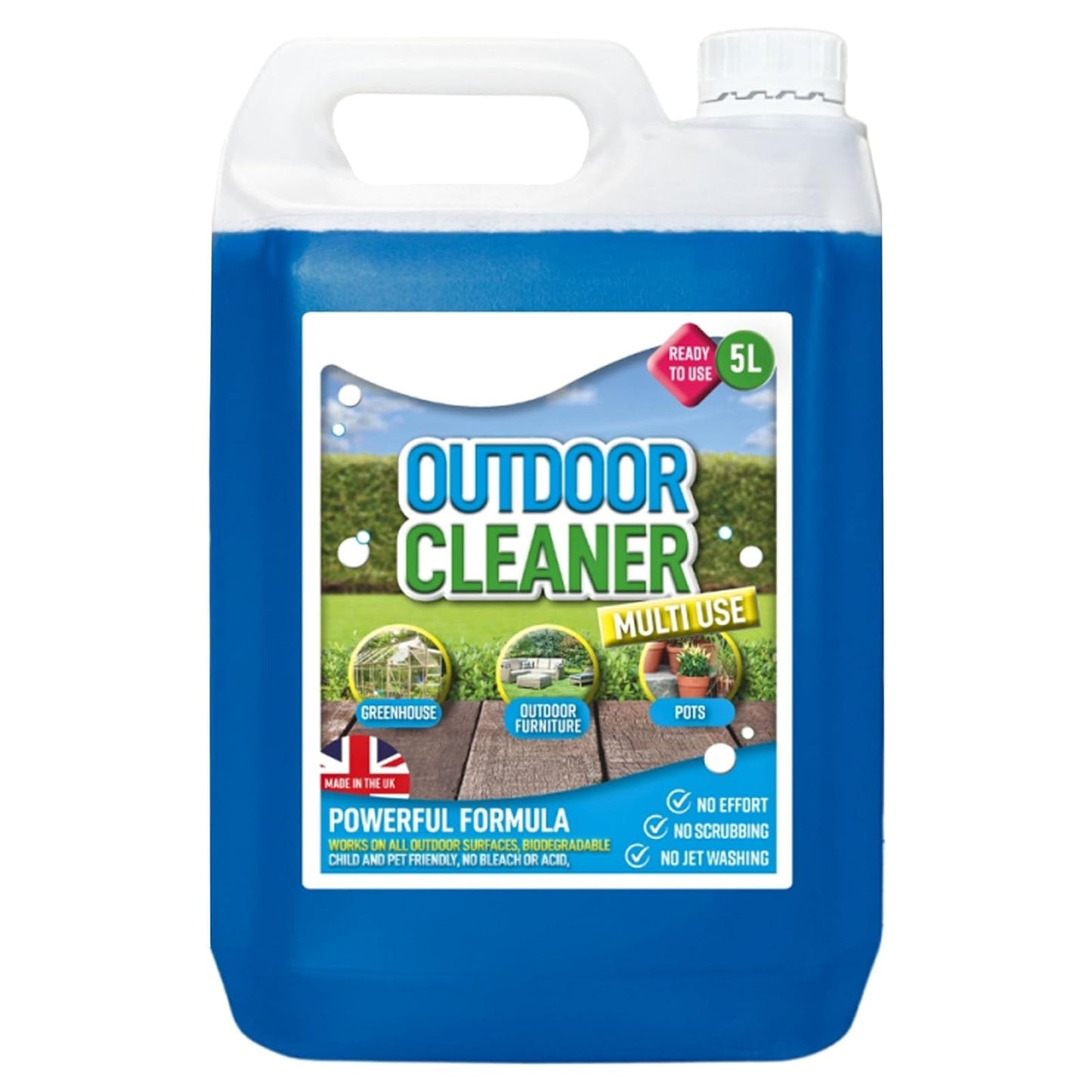 5 Litre Multi Purpose Ready To Use Outdoor Cleaner