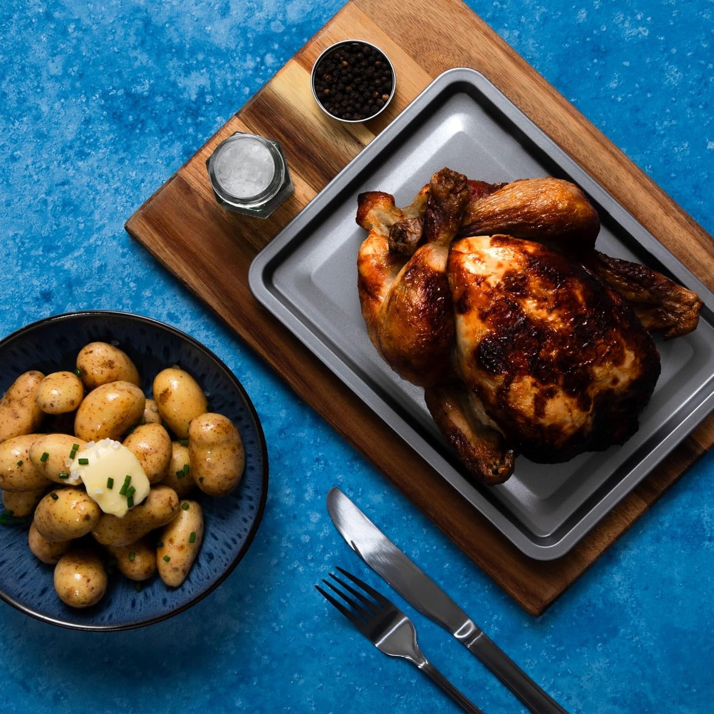 Mini Air Fryer Oven Baking Tray Non Stick