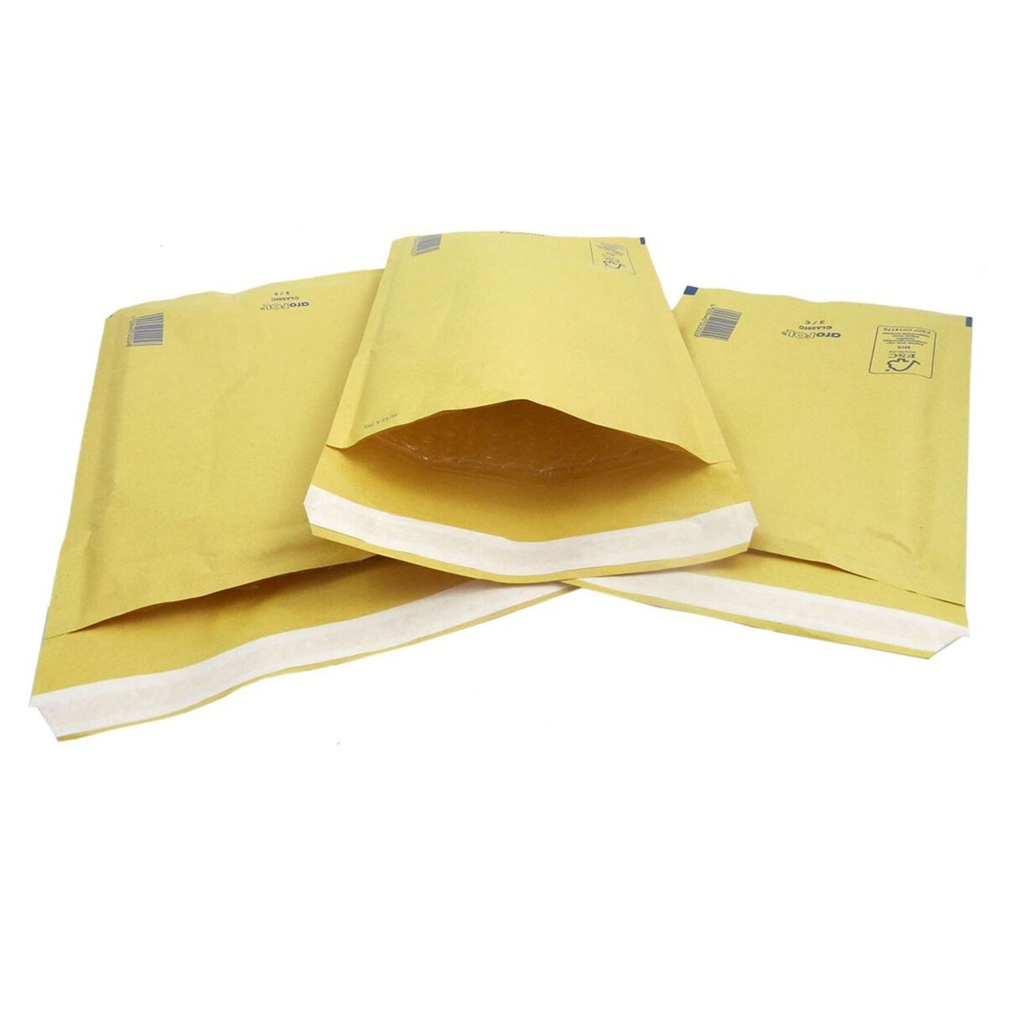Size 10 (350 x 470mm) Arofol Classic Gold Bubble Lined Envelopes Bags