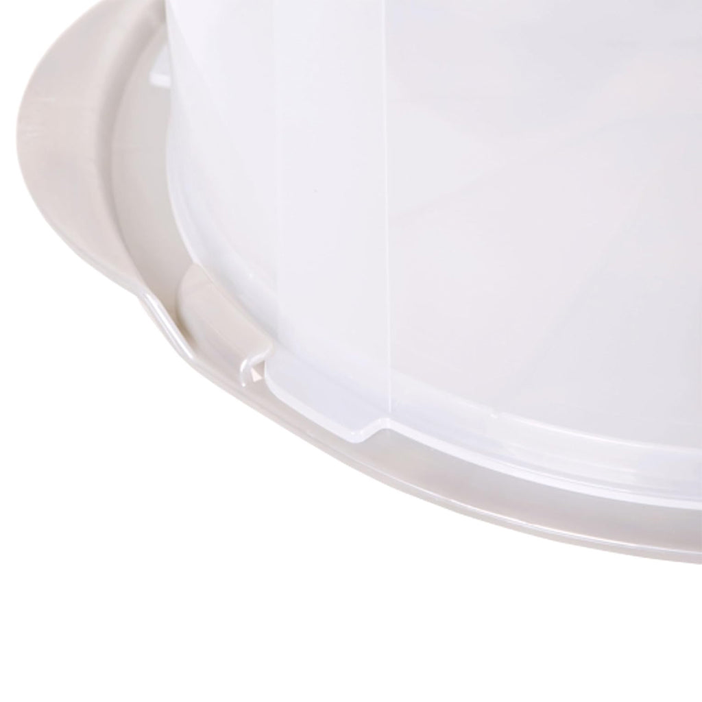 Clear Plastic Cake/Cupcake Caddy Storage Container With Lids & Carry Handles