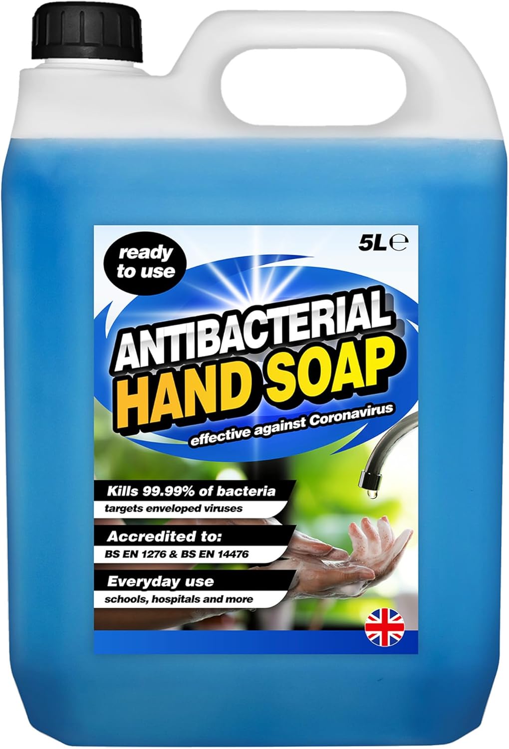 5 Litre Ready To Use Antibacterial Hand Soap