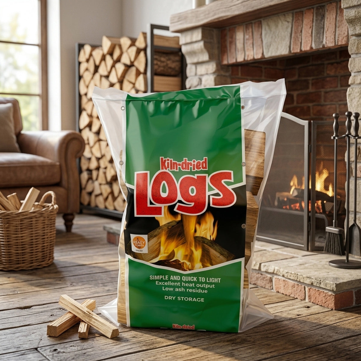 Premium Kiln Dried Hardwood Firewood Long Burning Logs for Multi-Fuel Stoves