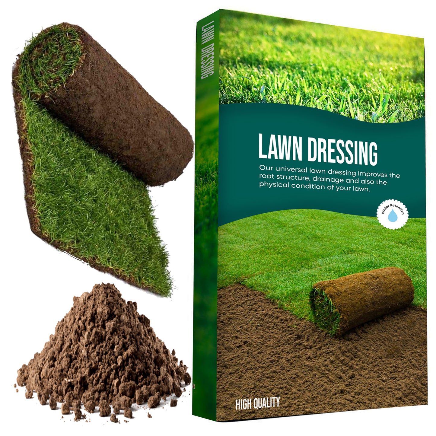 25 Litres Lawn & Turf Dressing Soil