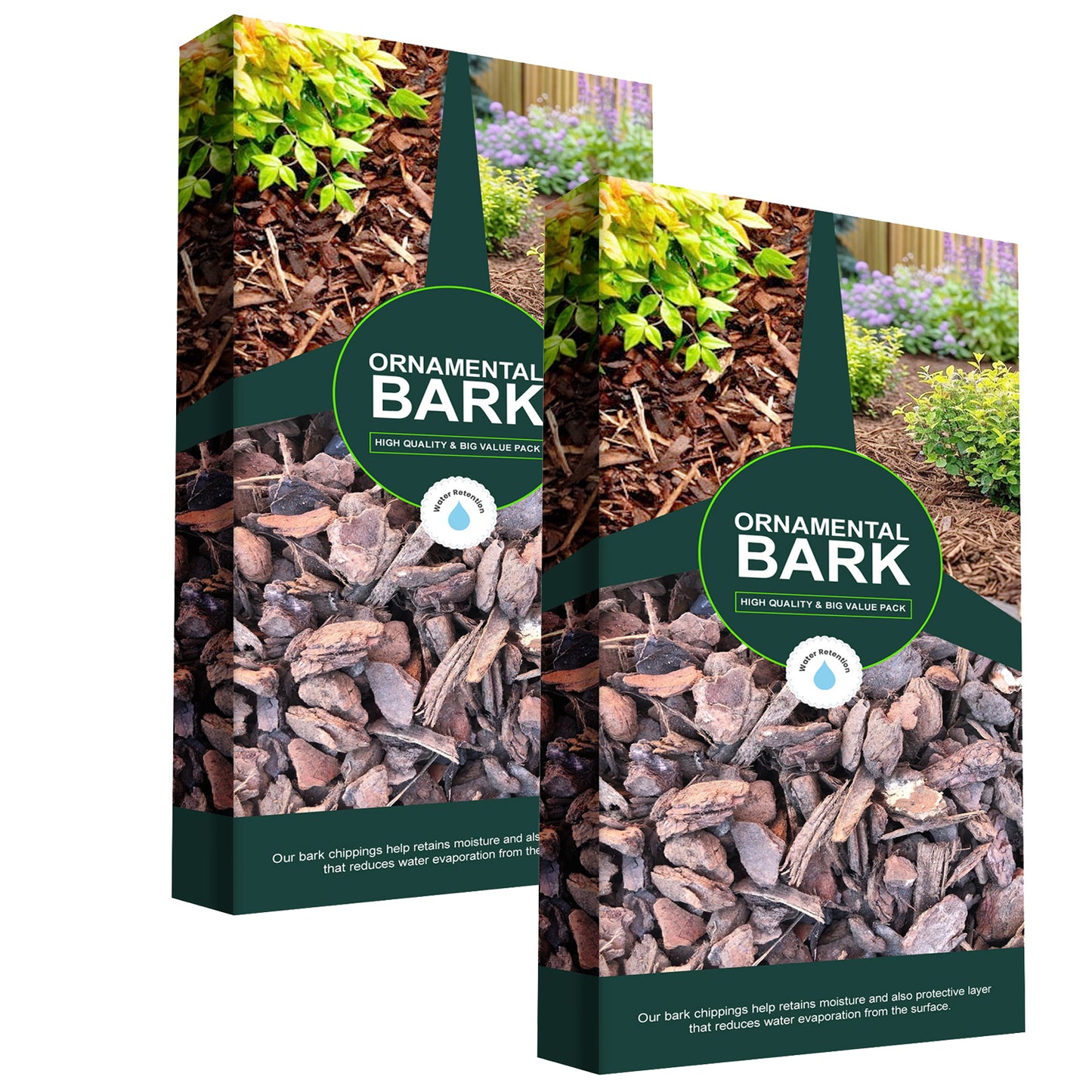 60 Litres Ornamental Bark For Decorative & Landscape Gardening & Paths
