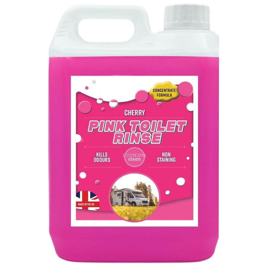 Pink Toilet Rinse Disinfectant Bottles For Caravans, Motorhome & Portable Toilets