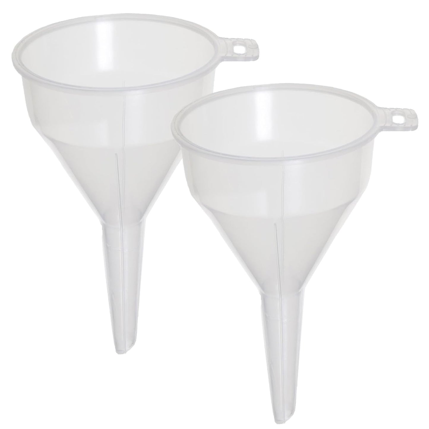 Transparent Home Kitchen Funnel 3 Sizes Food Grade Plastic For Filling Bottles