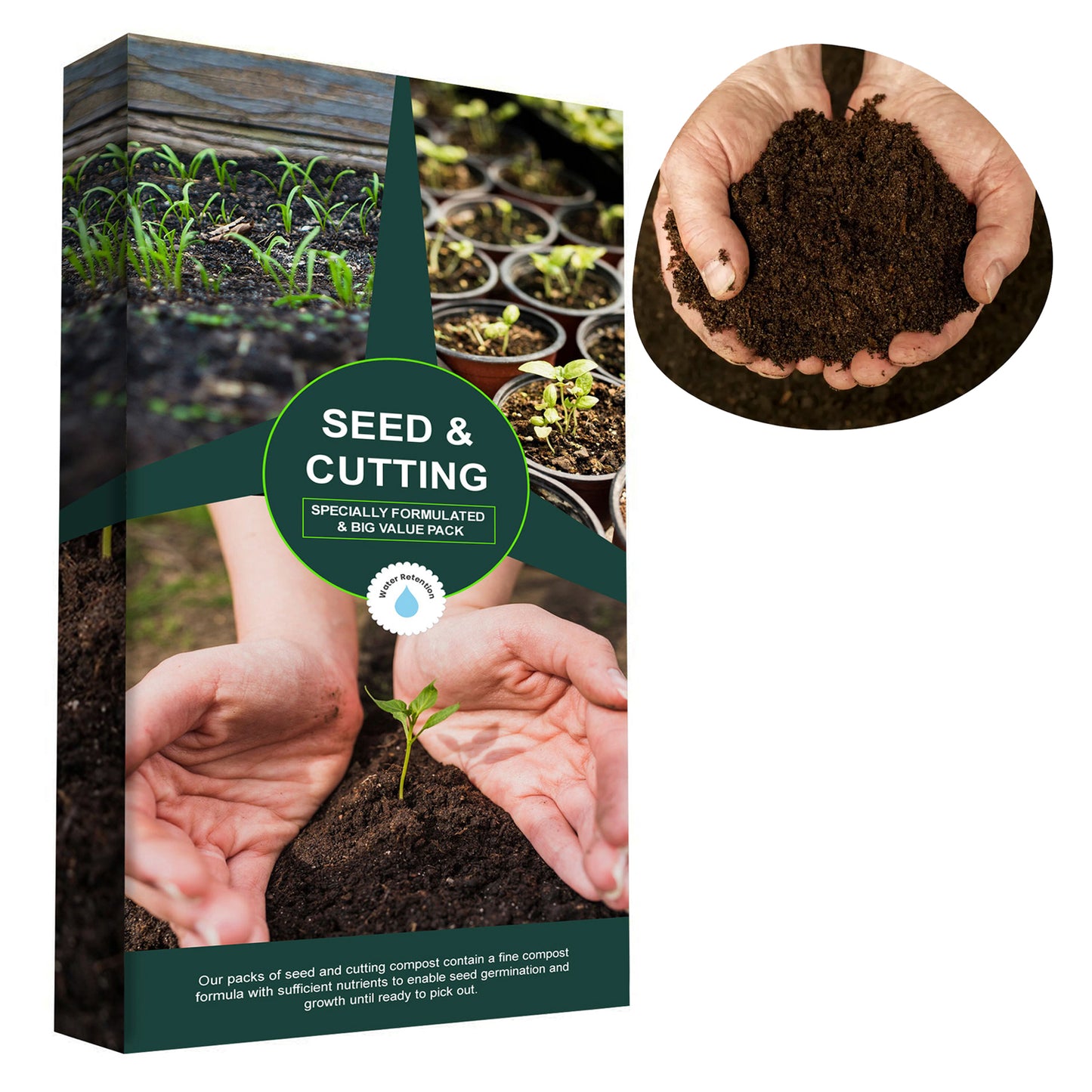 20L Bags Seed Sowing, Cutting & Planting Compost Ideal For Potting or Re-Portting