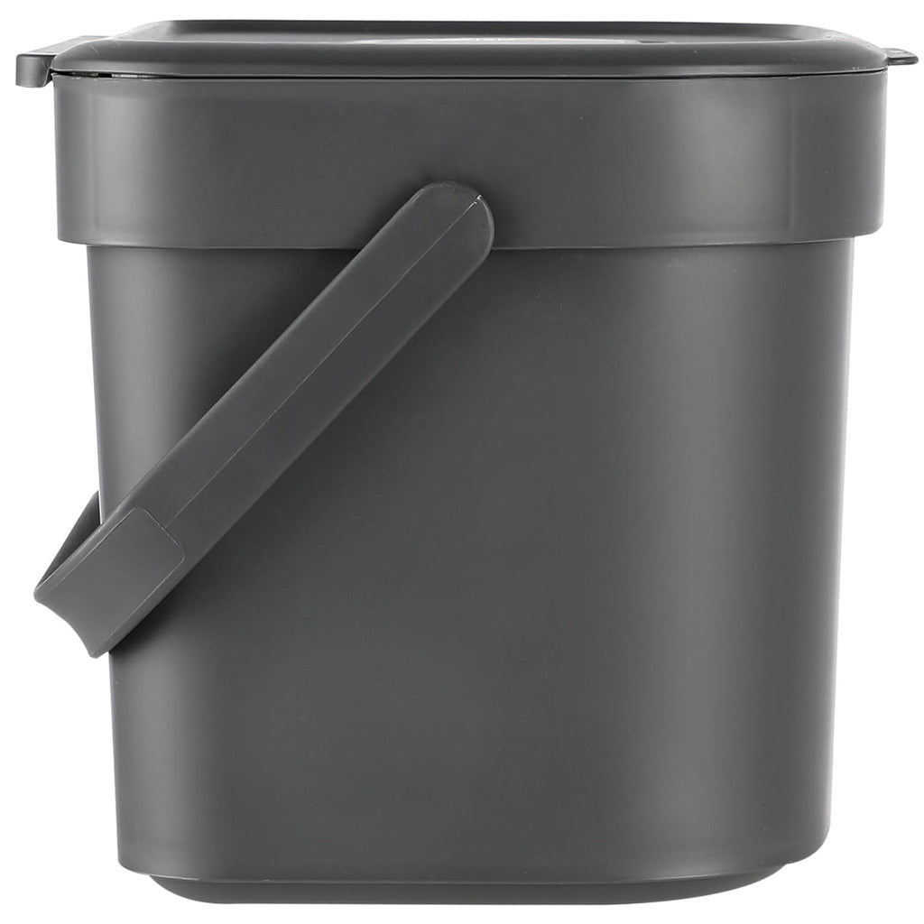 6L Food Waste Kitchen Compost Caddy Bin Wall Mountable