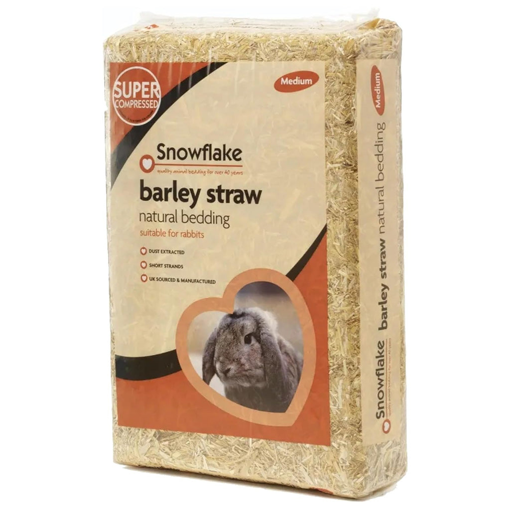 Soft Flake Barley Straw Medium Animal Bedding For Rabbit & Tortoise