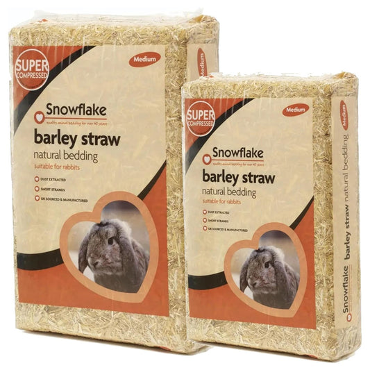 Soft Flake Barley Straw Medium Animal Bedding For Rabbit & Tortoise