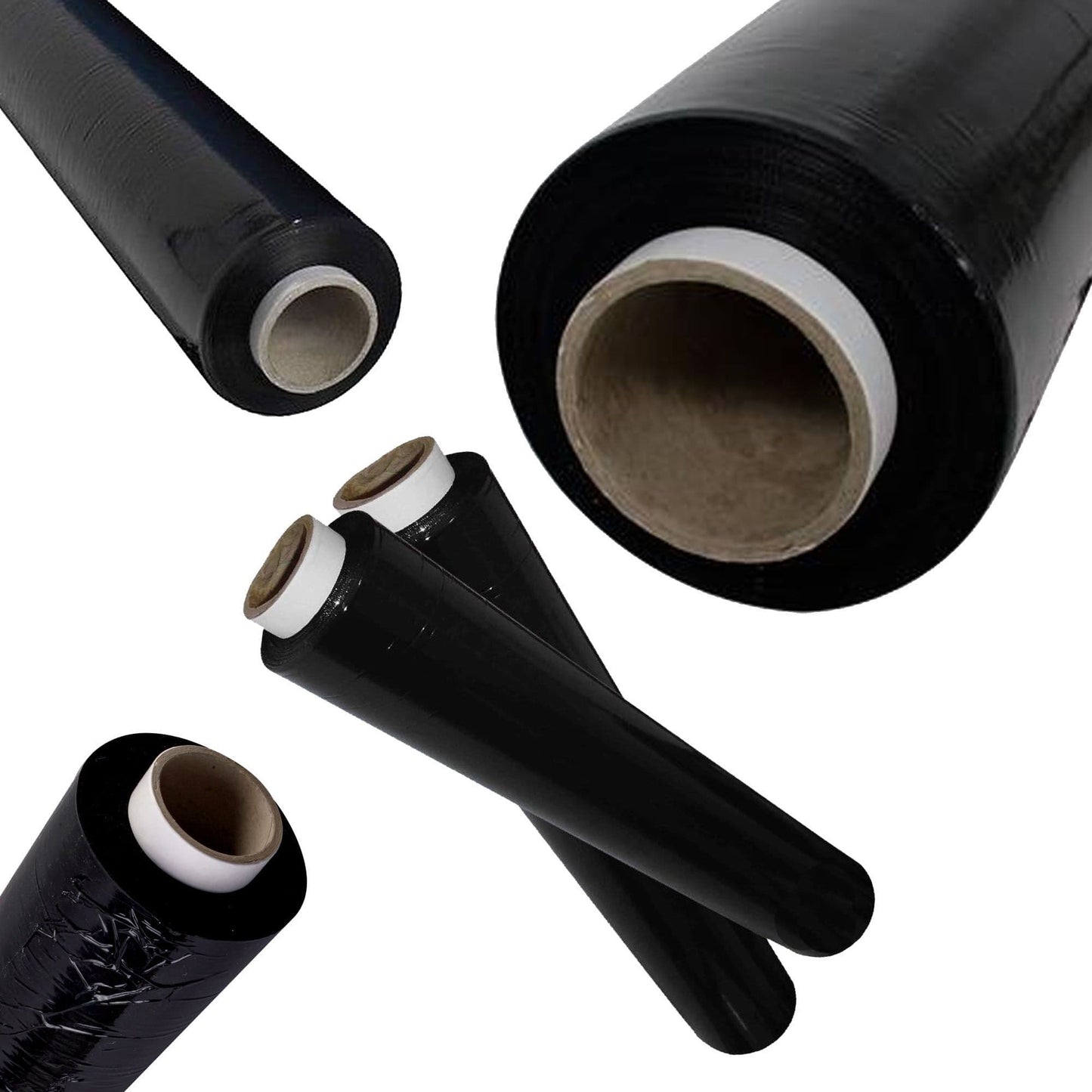 Black Shrink Pallet Wrap Rolls 400mm (Standard Core)