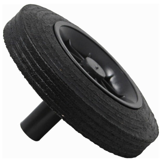 Wheelie Bin Axle & Heavy Duty Rubber Wheels With Nose Collar Kit