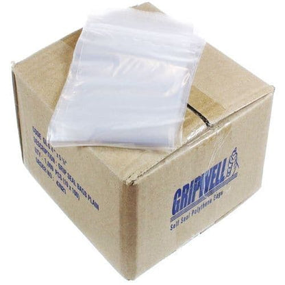 9 x 12.75" A4 Clear Polythene Grip Seal Bags