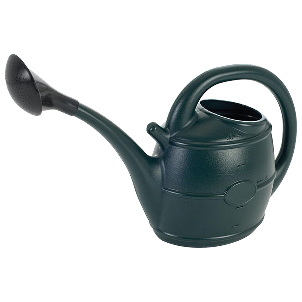 10 Litre Red Or Green Lightweight Watering Cans With Sprinkler Heads & Handles
