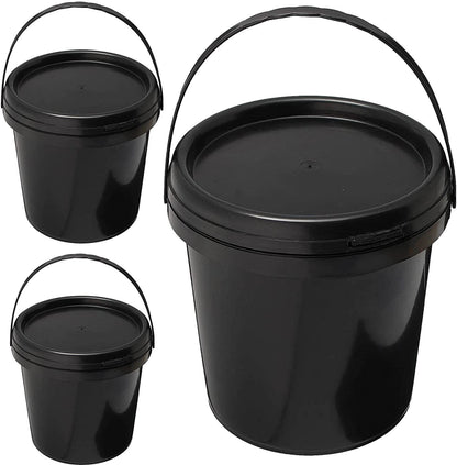 10L Black Buckets