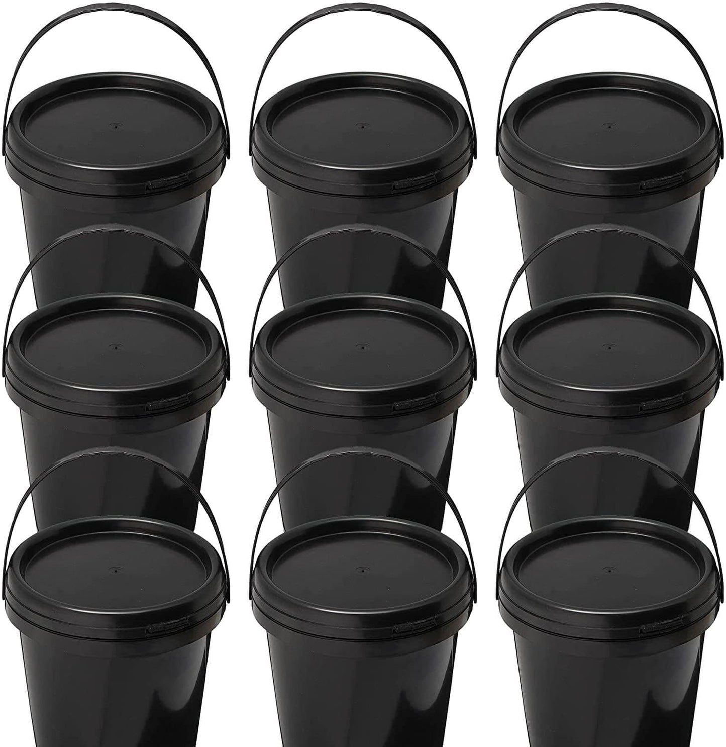 10L Black Buckets