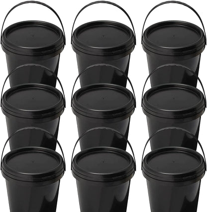 10L Black Buckets
