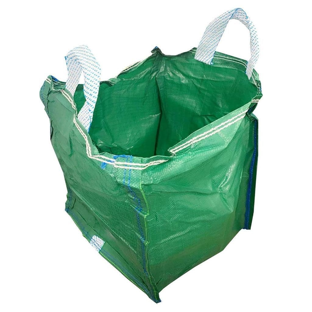 120L Green Reusable Heavy Duty Garden Waste Sacks With Looped Handles