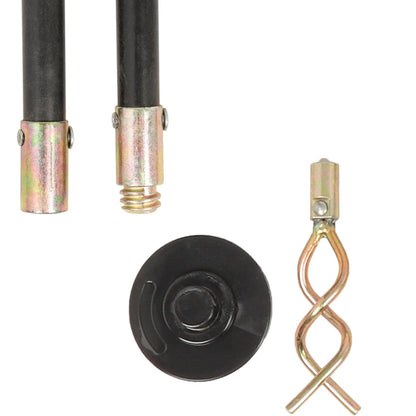 12pc Drain Unblocker Rod Set with Plunger, Rods & Worm