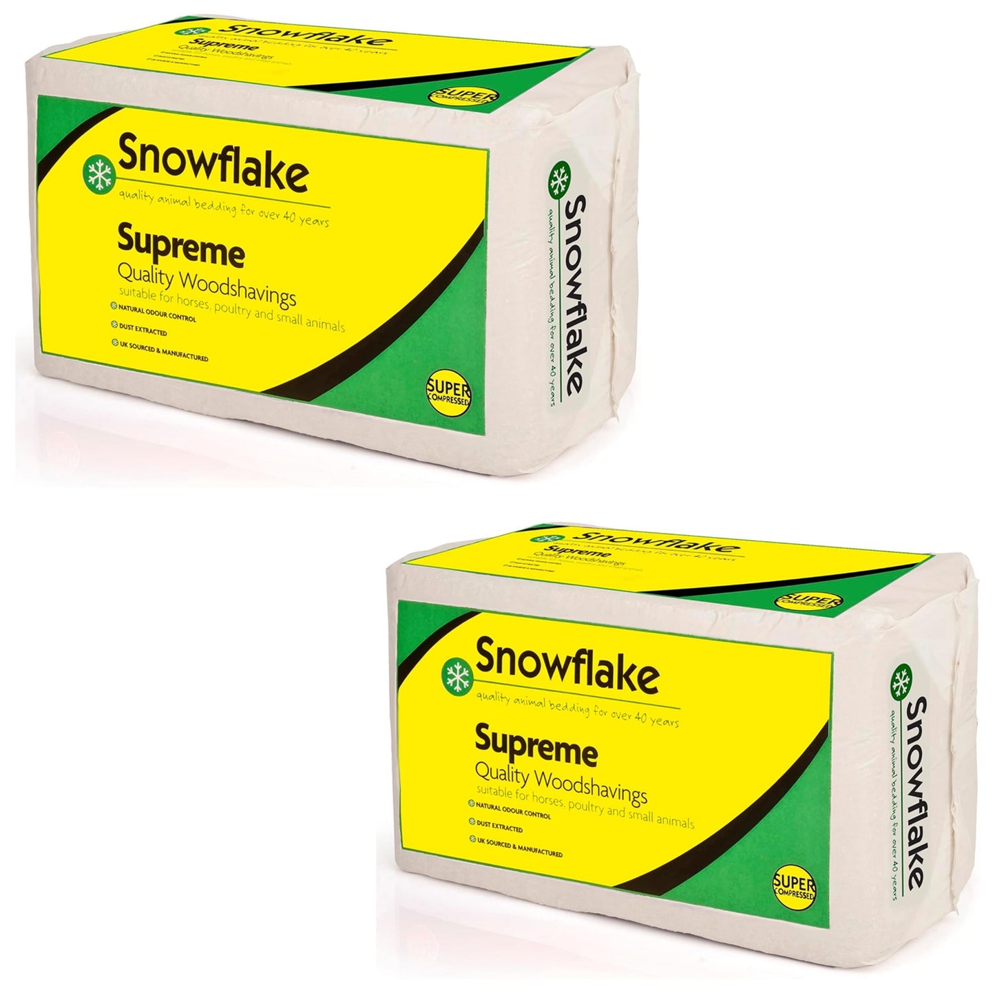 15kg Large Supreme Animal Bedding Softwood Shavings Timber Bale For Goats, Horses, Poultry & Sheep