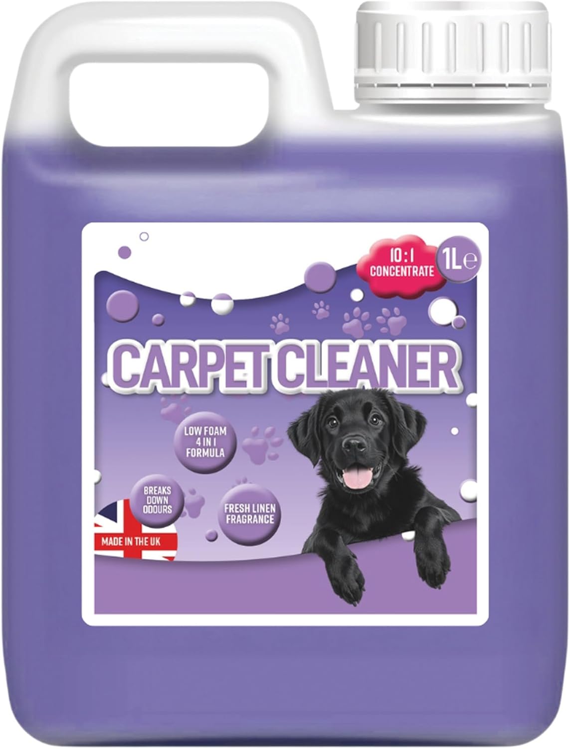 1 Litre Stain Odour Remover Pet Carpet Cleaning Shampoo Solution Extra Tough On Stains