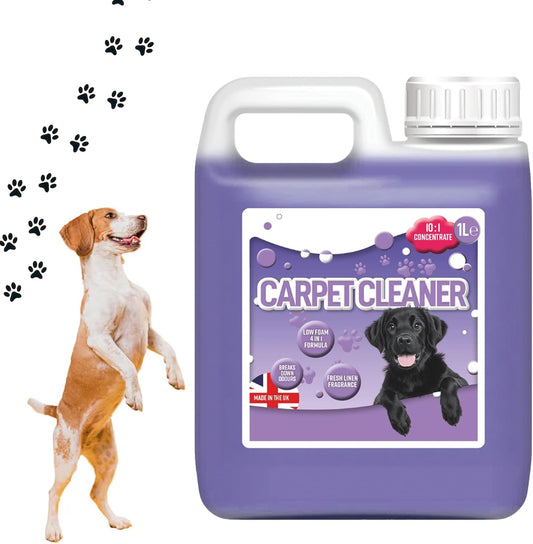 1 Litre Stain Odour Remover Pet Carpet Cleaning Shampoo Solution Extra Tough On Stains