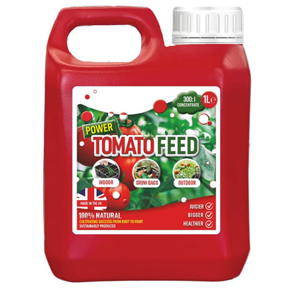 1 Litre Concentrated Nutrient Packed Tomato Feed For Growing Healthier Tomatoes, Peppers, Cucumbers & Vegetables