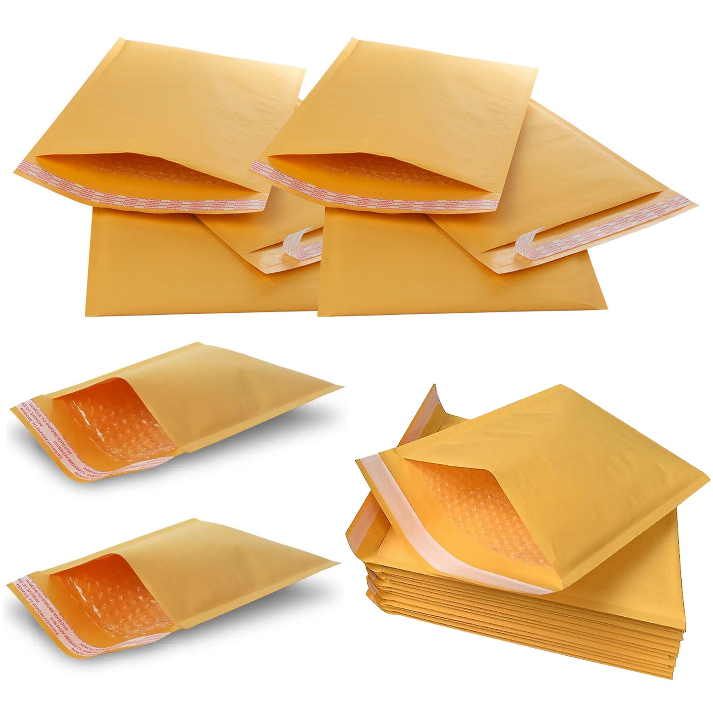 Size CD (165x170mm) Gold Padded Bubble Envelopes