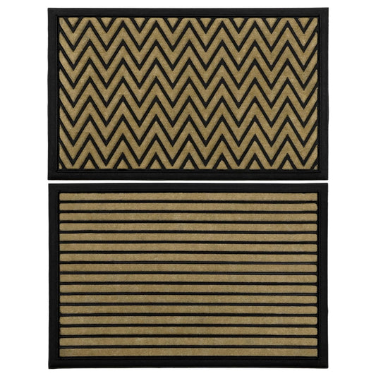 Non-Slip Super Absorbent 40x60cm Scraper Doormats For Dirt & Mud With Rubber Backing