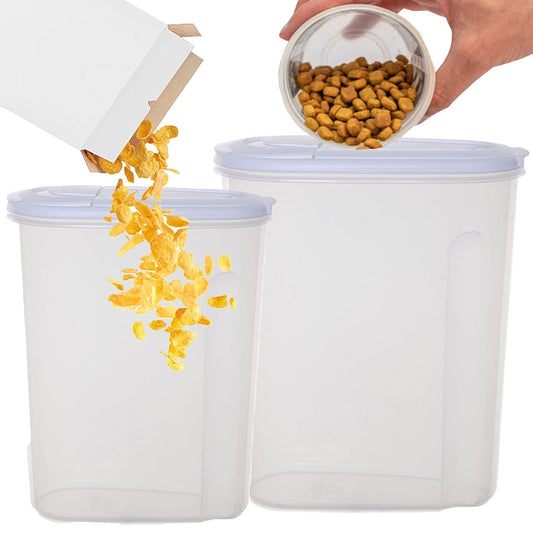 3L & 5L Airtight Kitchen Cereal Storage Containers For Dry Food