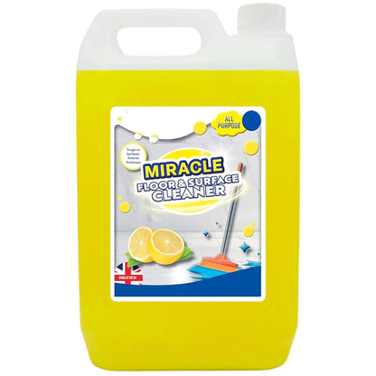 2.5 Litre Concentrated Lemon Floor Cleaner Ideal For All Surfaces