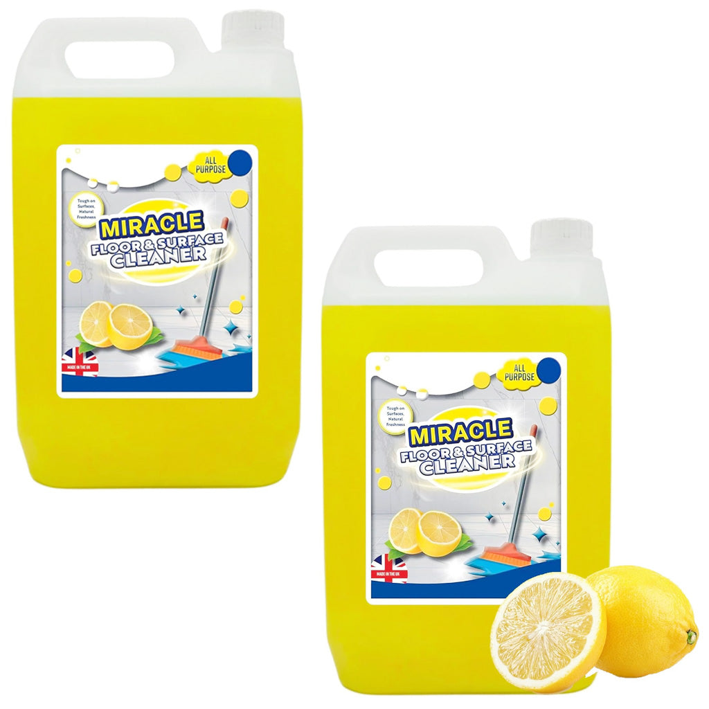 2.5 Litre Concentrated Lemon Floor Cleaner Ideal For All Surfaces