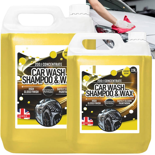 5 Litres Car Wash & Wax Shampoo Concentrated Protective Detailing Cleaner