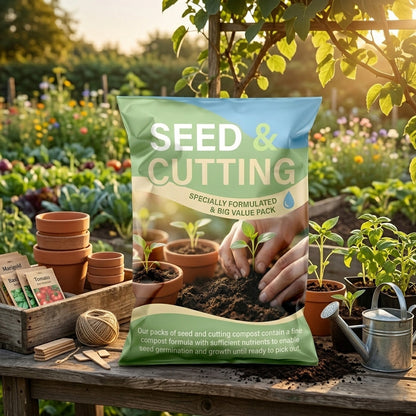 20L Bags Seed Sowing, Cutting & Planting Compost Ideal For Potting or Re-Portting