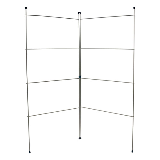2-Fold Clothes Drying Rack Airer - 4M Space Non-Slip Lightweight & Strong