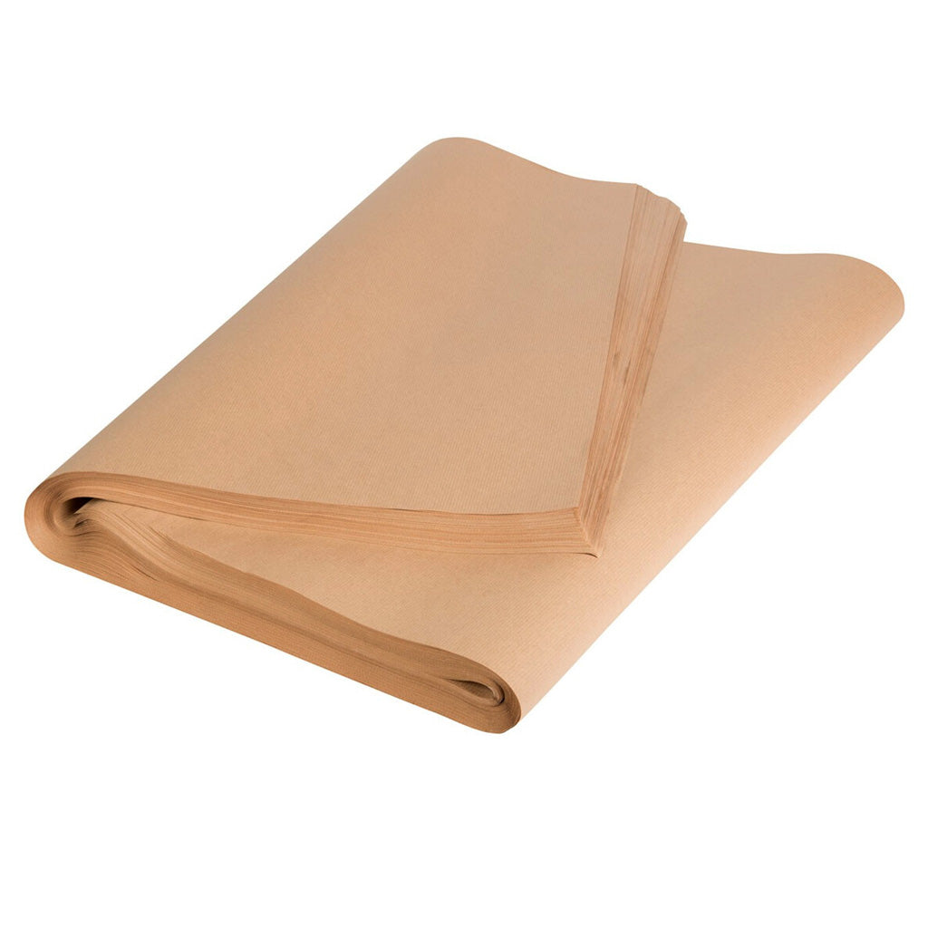 19 x 29.5" Large Sheets Of Brown Kraft Wrapping Paper