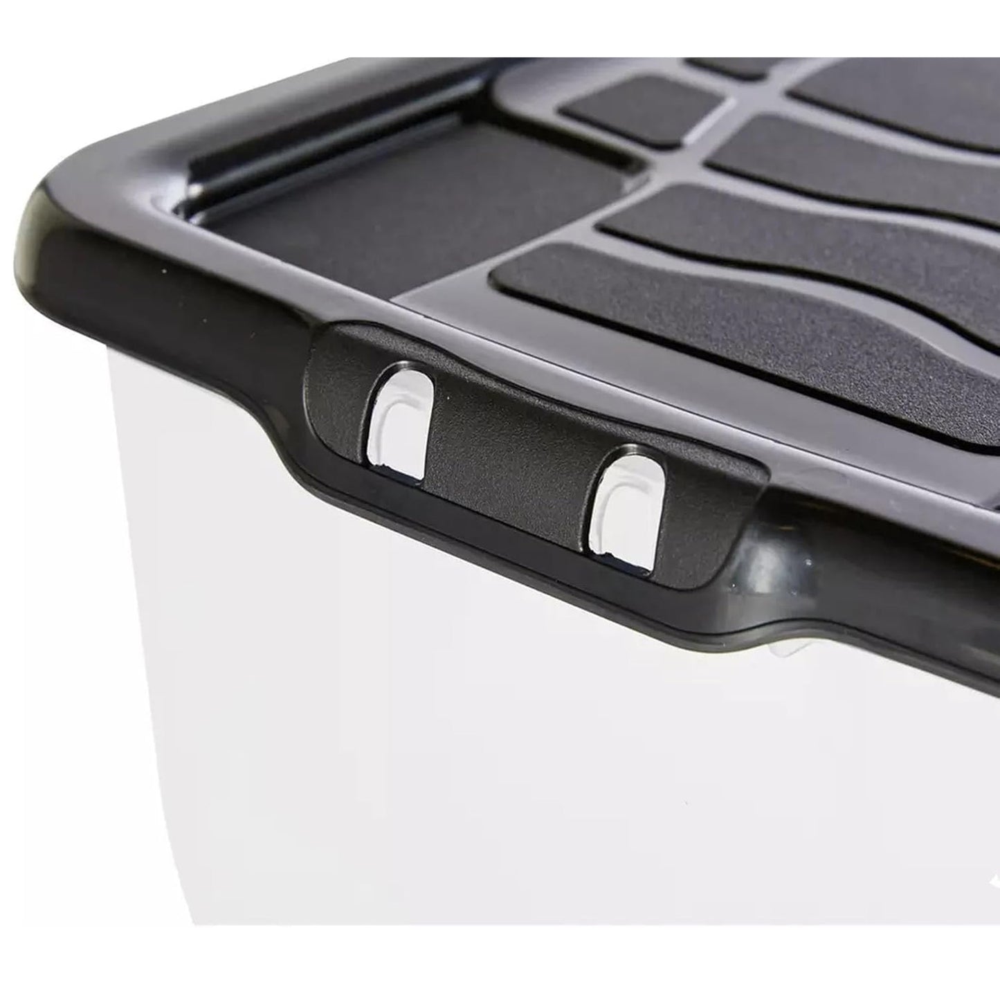 2 Pack 30L Underbed Storage Boxes with Lids Stackable Storage Boxes