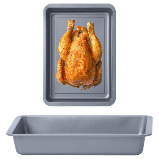Deep Tray 31cm Oven Baking Tray Non Stick Ideal For Cooking, Baking & Roasting