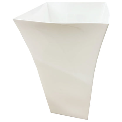 Tall Milano Plastic Shiny Gloss Planters