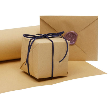 19 x 29.5" Large Sheets Of Brown Kraft Wrapping Paper