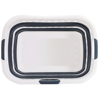 Space Saving Pop Up 45L Collapsible Laundry Basket Portable Washing Tub